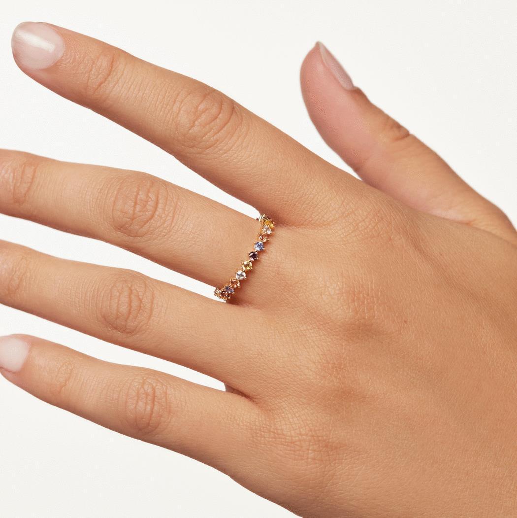 Anillo Chapado en Oro 18K