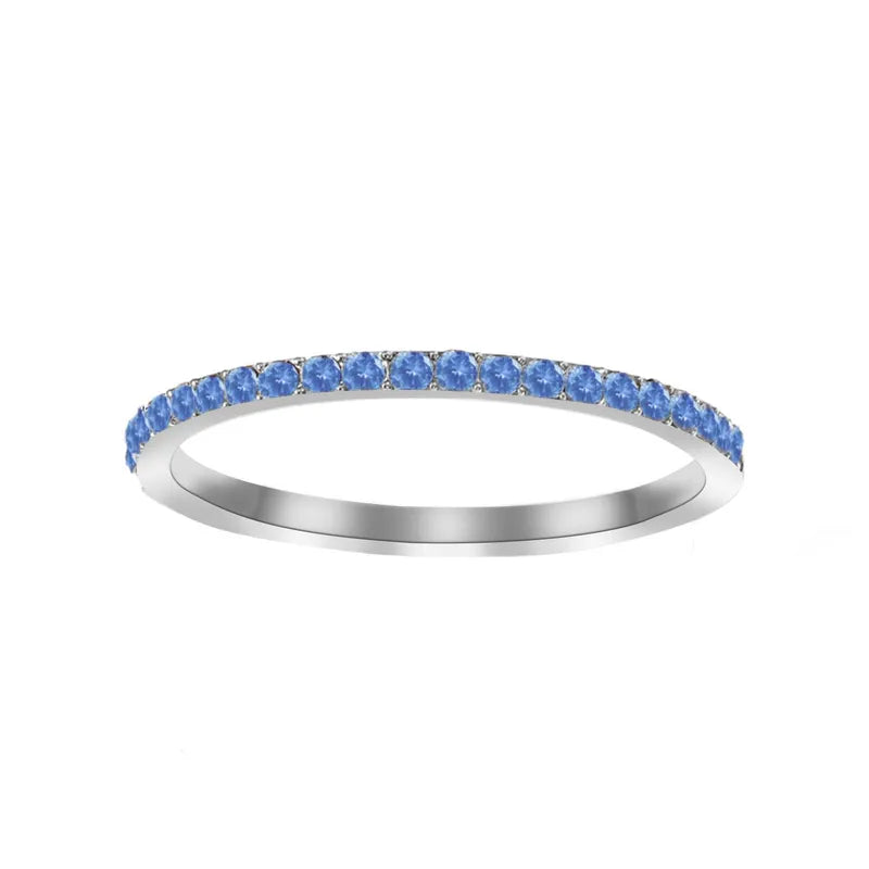 Anillo PVD Oro 14K Diseño Geométrico (Verde) Talla US7