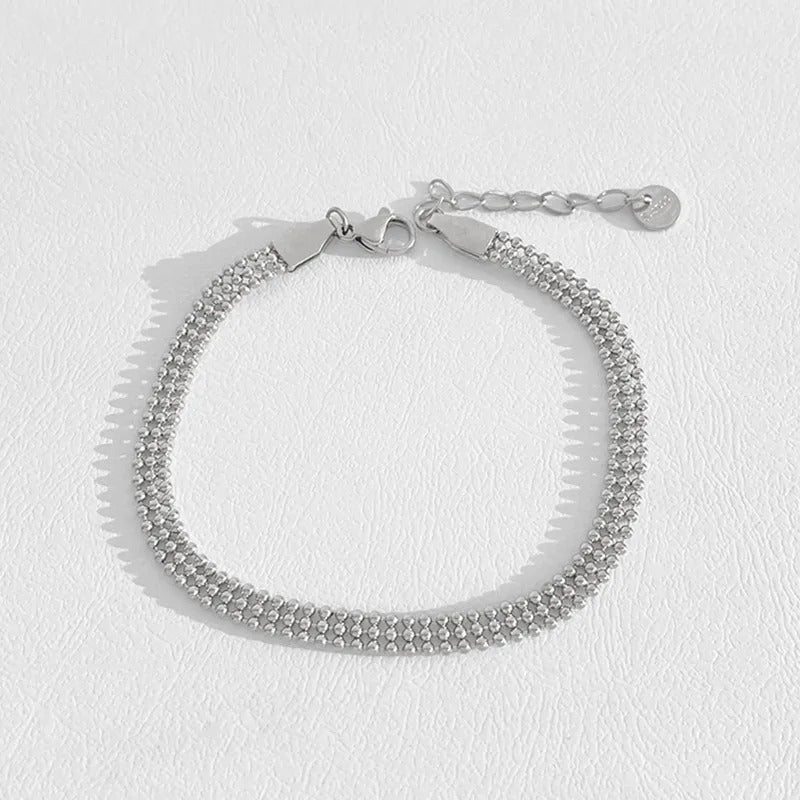 Pulsera plateada